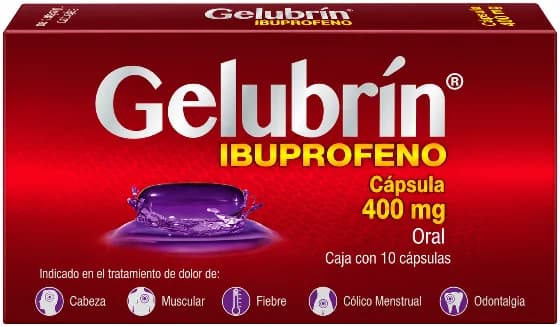 Gelubrin ibuprofeno 400 mg