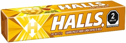 Halls caramelo miel