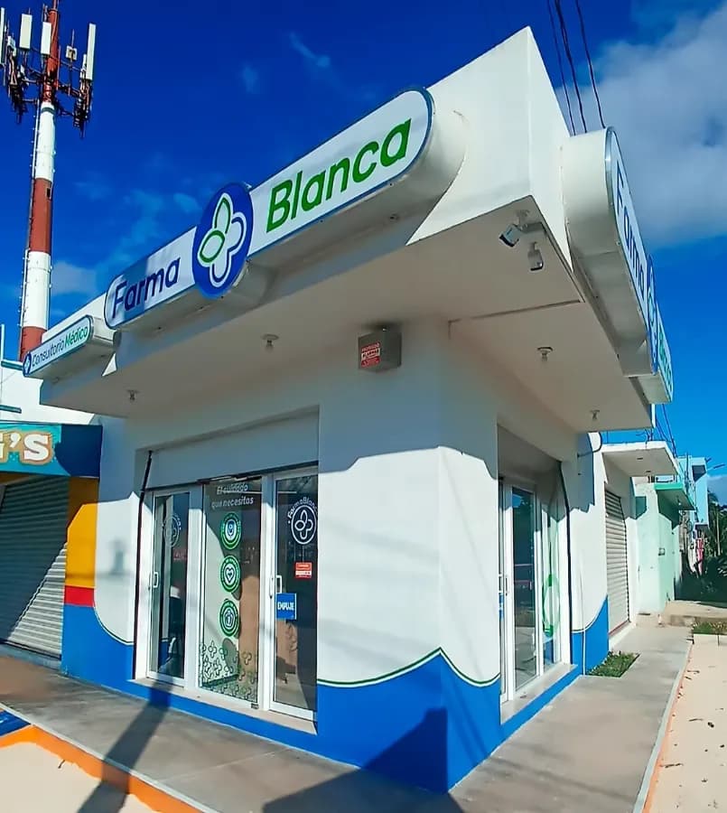 Fachada FarmaBlanca Av. Handall